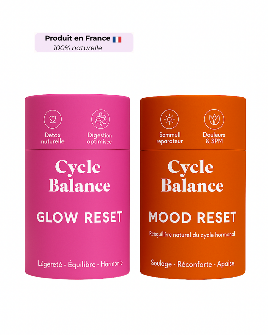 GLOW RESET + MOOD RESET - Pack bien-être hormonal